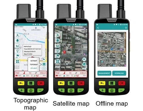 Eseek GPS and 2 collars